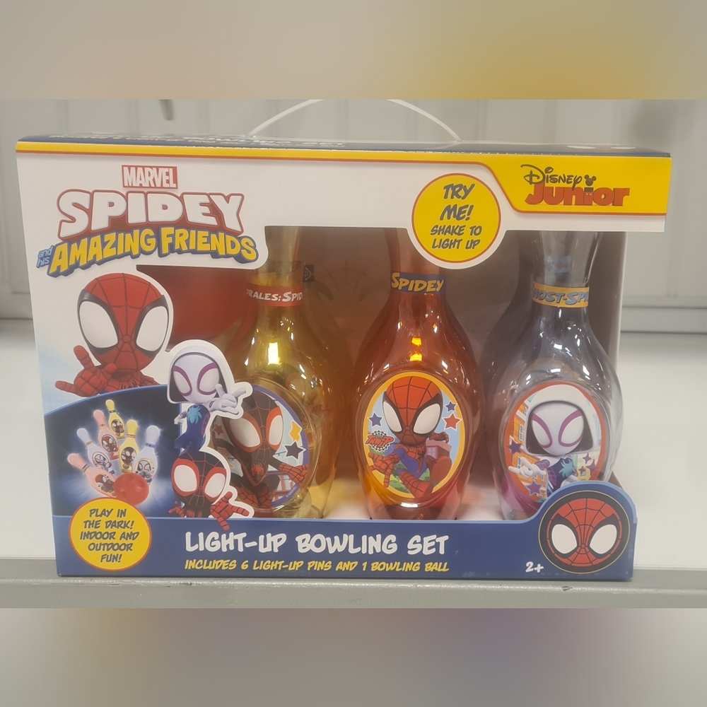 Juego de Bolos El Sorprendente Hombre Araña-Ultimate Spider-Man ** Excelente Reg